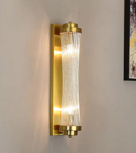 Настенный светильник Delight Collection 88008W/L brass Wall lamp