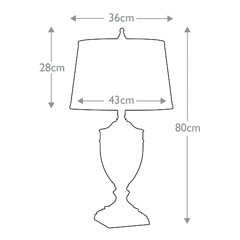 Настольные лампы Quoizel QZ-DENNISON-BB 