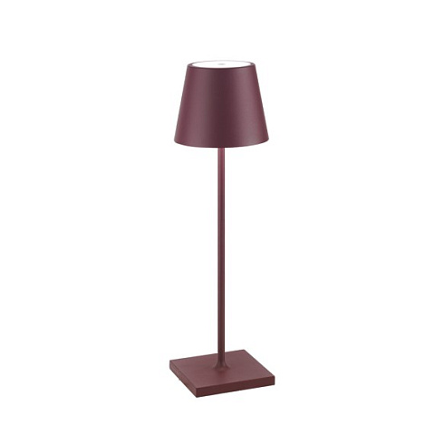 Настольная лампа Zafferano Poldina Burgundy Poldina LD0340X3