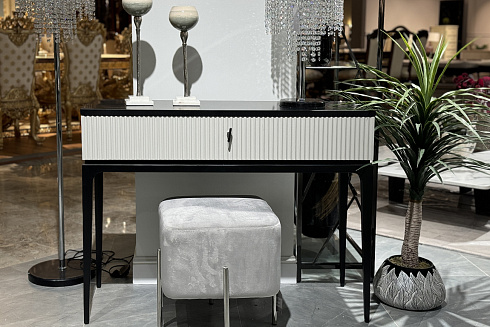 Консоль Este черно/серая см Garda Decor GD-00006 