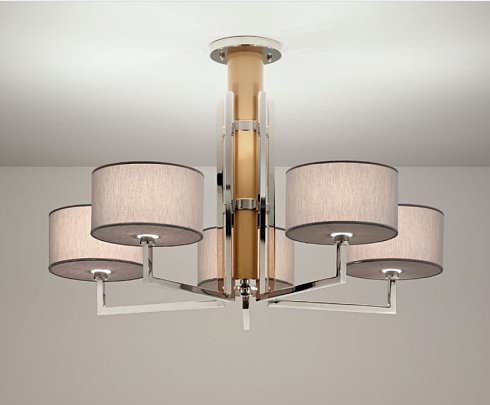 Люстра Arizzi 2085/5 Nut-brown / Polished nickel 2085
