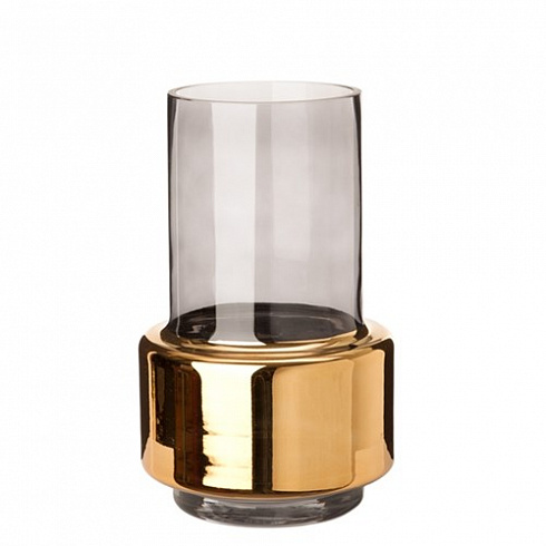 Ваза Pols Potten Lobby smoke gold S Lobby 140-205-382