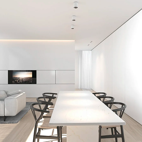 Потолочный светильник Oty Light X7 R 10W 3000K 50 White Triac Pop 3X7R.H23L.66