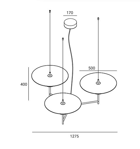 Подвесной светильник Hind Rabii Trezero Flamed Brass Trezero 10797