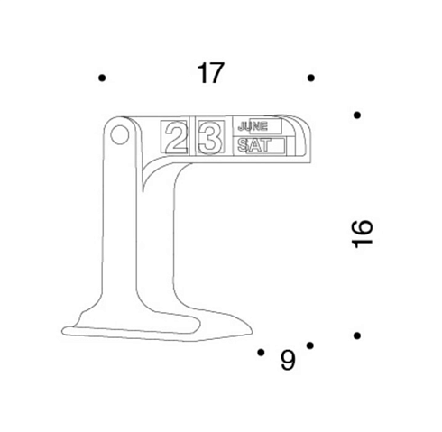 Календарь Artemide Timor English Ruby Red Ruby Red SDE3079AE002