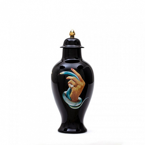 Ваза Seletti Hands with Snakes Toiletpaper Vase 09794