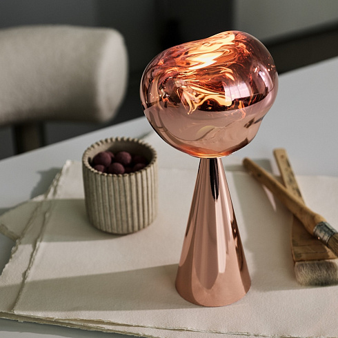 Настольная лампа Tom Dixon Melt copper Melt MEPO01COUN