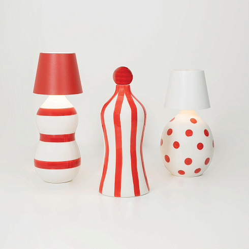 Настольная лампа Zafferano Poldina Stopper Red Poldina LD0349F3