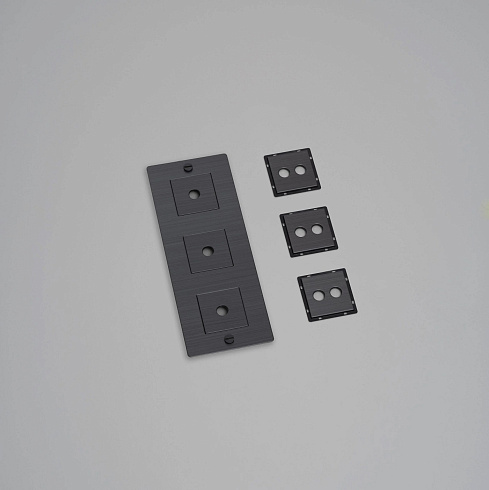 Рамка Buster and Punch 3G Vertical with infils Smoked Bronze Plates and Modules CPL-092399