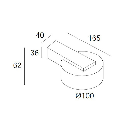 Настенный светильник Delta Light 271 30 40 ALU ORBIT