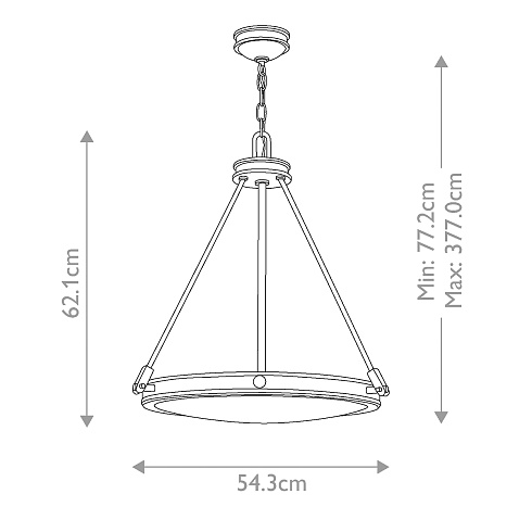 Подвесной светильник Hinkley HK-COLLIER-P Collier HK/COLLIER/P