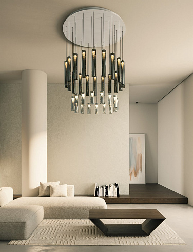 Подвесной светильник Penta Iconica Tall Bronze 2700K 2mt On/off Iconica 2501-20-0021-N2WE+2501-90-1800-NXLE