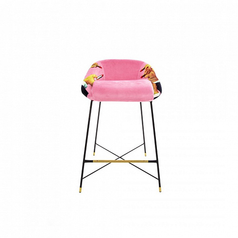 Барный стул Seletti Pink Lipsticks Toiletpaper Furniture 16172