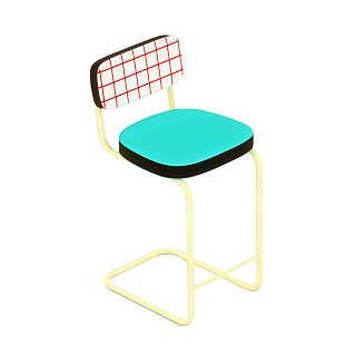 Superstool Red Grid