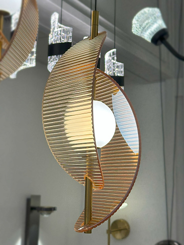 Подвесной светильник Delight Collection MD24030035-1A brass/amber MD24030035