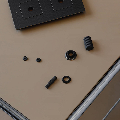 Тумблер Buster and Punch Toggle Switch Linear smoked bronze Plates and Modules RTK-454522