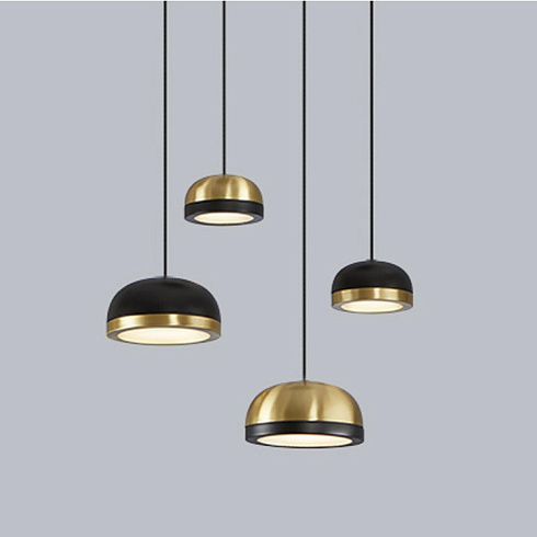 Подвесной светильник TOOY Molly 556.14 black/brass Molly 556.14+C74/C41