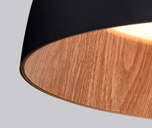 Потолочный светильник Delight Collection C0207-600A Black and Wood 020 C0207-600A black/wood