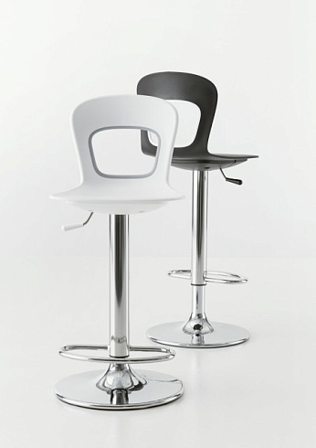 Барный стул Veneta Cucine Holahoop Updown white/black Holahoop 19DSG1P+Bianco/Nero/chromo