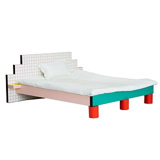 Superbed Red Grid