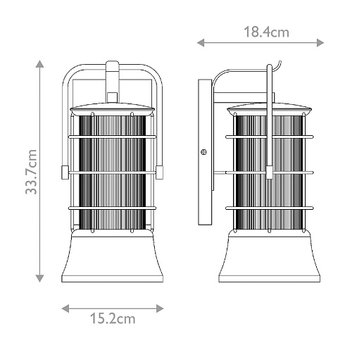Настенные фонари Eurofase QN-RIVAMAR-S-BLK-GD 