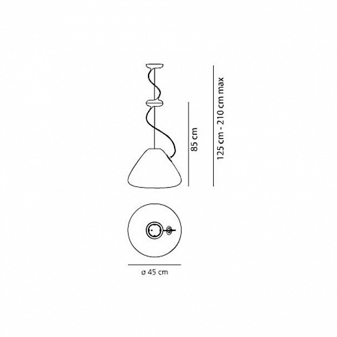 Подвесной светильник Artemide 1603010A Capsule
