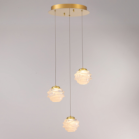 Подвесной светильник Delight Collection MD25030003-3A gold/clear MD25030003
