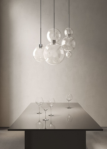 Подвесной светильник Karman Opium Aluminum/transparent Opium SE330ETINT