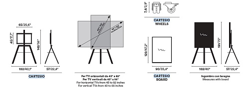 Доска Opinion Ciatti Cartesio White Cartesio BOARD W