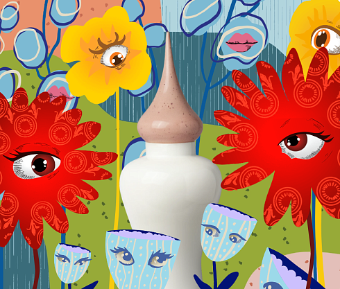 Ваза Сказ по краю Башня Звонкого Купола 