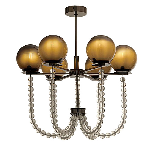 Люстра MM Lampadari Fontaine 7430/6 Fontaine 7430/6 black nichel