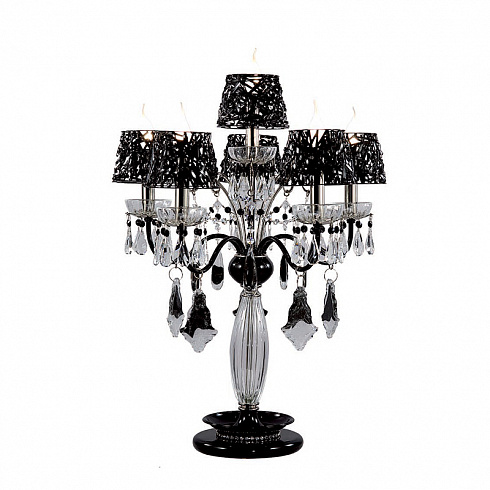 Настольная лампа Lamp International 8196 Nikel MURANO