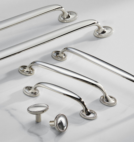 Ручка-скоба Rejuvenation Axel L.10.2cm Polished Nickel Axel 5553900