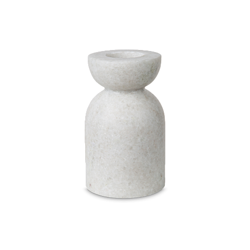 Подсвечник Tom Dixon Stone Stacking white Stone STCH11W