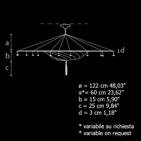 Люстра Archeo Venice Design 301.DB 300