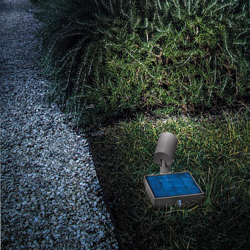 Уличный светильник Zafferano Solar Dark grey Solar LD0406G3