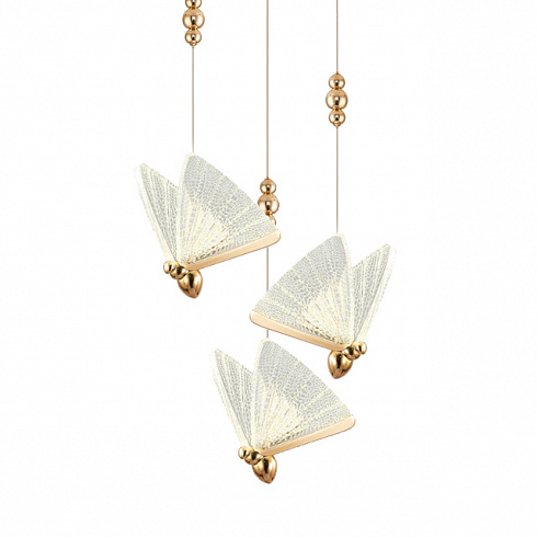 Подвесной светильник Delight Collection OM8201008-3 rose gold Butterfly