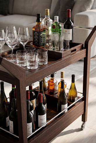 Сервировочная тележка Delight Collection Outdoor Grace Grace Grace Serving trolley