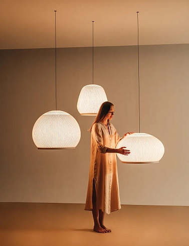 Подвесной светильник Vibia Knit 7475 Beige Knit 747524/13_10