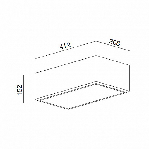 Запчасть Wever & Ducre 12755 HIDE RECESSED BOX BIG HIDE 12755