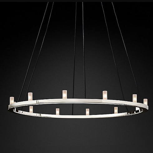 Люстра Restoration Hardware Rennes Round 36" Polished Nickel Rennes 68610980 PN