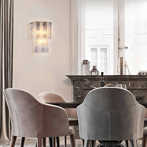 Настенный светильник Delight Collection WL7112CF antique brass PL9203