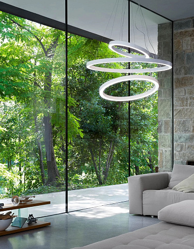 Подвесной светильник Olev Gavin 500 White Gavin 7340WBIBI