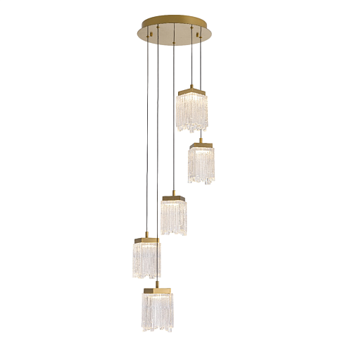 Подвесной светильник Delight Collection MD25020403-5A2 Satin gold, LED/25.4W, 3000K dimmable MD25020403 MD25020403-5A2 satin gold