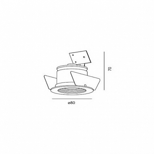 Встраиваемый светильник Wever & Ducre 6017101 MICRON WHITE MICRON