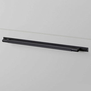 Pull Bar Plate Linear Large Black