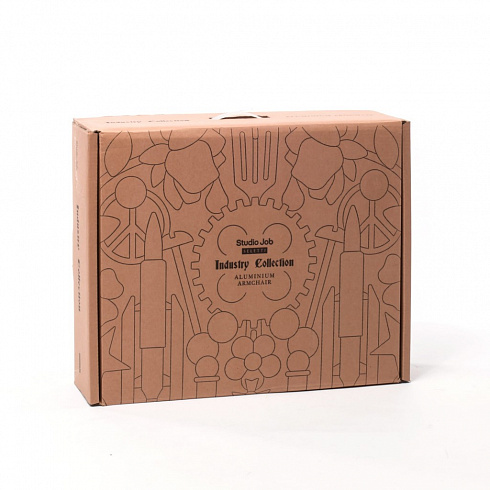 Стул Seletti Aluminium White Industry Collection 18684 BIA