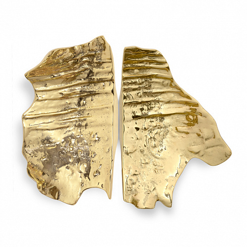 Ручка-кнопка Pull Cast Leaf Polished Brass Leaf EA1053