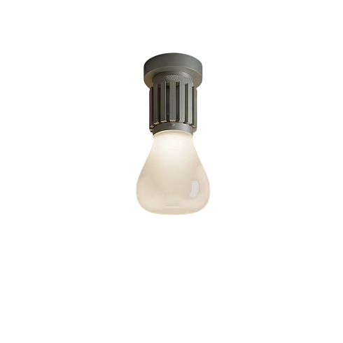 Потолочный светильник Viabizzuno n55 argento hacca 2700K  n55 Via.552.0308
