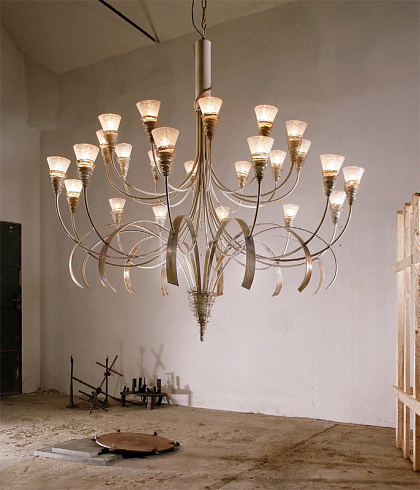 Люстра Masca 1818/24 Bianco Oro Siberia